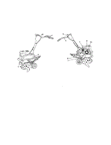 Decals parts for Craftsman Front-Tine Tiller 917296010 from AppliancePartsPros.com