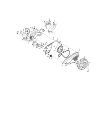 Mainframe, Left Side parts for Craftsman Rear-Tine Tiller 917296030 from AppliancePartsPros.com