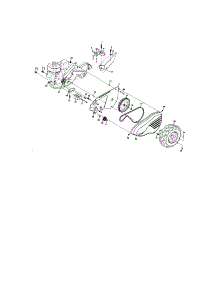 Mainframe, Left Side parts for Craftsman Rear-Tine Tiller 917296040 from AppliancePartsPros.com