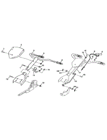 Handle Assembly parts for Craftsman Front-Tine Tiller 917296350 from AppliancePartsPros.com