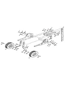 Wheel And Depth Stake Assembly parts for Craftsman Front-Tine Tiller 917296350 from AppliancePartsPros.com