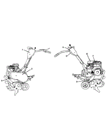 Decals parts for Craftsman Front-Tine Tiller 917296350 from AppliancePartsPros.com