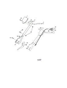 Handles parts for Craftsman Front-Tine Tiller 917297011 from AppliancePartsPros.com