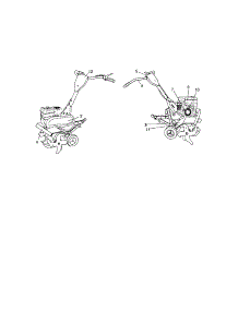 Decals parts for Craftsman Front-Tine Tiller 917297011 from AppliancePartsPros.com
