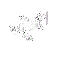 Wheel & Depth Stake parts for Craftsman Front-Tine Tiller 917297013 from AppliancePartsPros.com