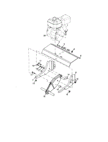 Transmission parts for Craftsman Front-Tine Tiller 917297013 from AppliancePartsPros.com