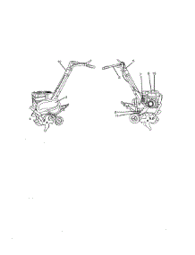 Decals parts for Craftsman Front-Tine Tiller 917297016 from AppliancePartsPros.com