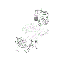 Mainframe, Right Side parts for Craftsman Rear-Tine Tiller 917297021 from AppliancePartsPros.com