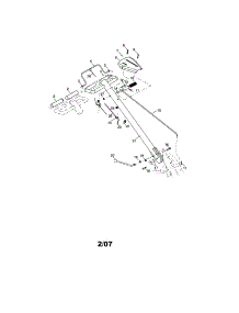 Handles parts for Craftsman Rear-Tine Tiller 917297030 from AppliancePartsPros.com
