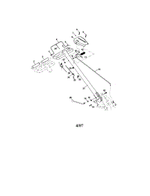 Handles parts for Craftsman Rear-Tine Tiller 917297031 from AppliancePartsPros.com