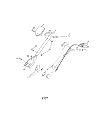 Handles parts for Craftsman Front-Tine Tiller 917297110 from AppliancePartsPros.com