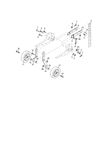 Wheel And Depth Stake Assembly parts for Craftsman Front-Tine Tiller 917297110 from AppliancePartsPros.com