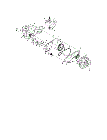 Mainframe, Left Side parts for Craftsman Rear-Tine Tiller 917297120 from AppliancePartsPros.com