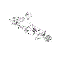 Mainframe, Left Side parts for Craftsman Rear-Tine Tiller 917297141 from AppliancePartsPros.com