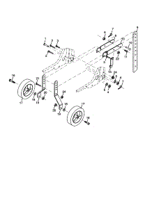 Wheel And Depth Stake parts for Craftsman Front-Tine Tiller 917297480 from AppliancePartsPros.com
