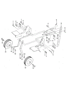 Detail "C" - Wheel And Depth Stake Assembly parts for Craftsman Front-Tine Tiller 917298231 from AppliancePartsPros.com