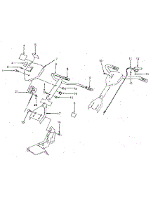 Handle Assembly parts for Craftsman Front-Tine Tiller 917298232 from AppliancePartsPros.com