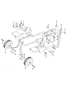Wheel And Depth Stake Assembly parts for Craftsman Front-Tine Tiller 917298232 from AppliancePartsPros.com
