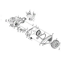Mainframe - Left Side parts for Craftsman Rear-Tine Tiller 917298260 from AppliancePartsPros.com