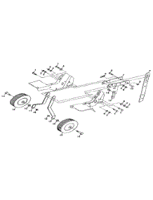 Wheel And Depth Stake Assembly parts for Craftsman Front-Tine Tiller 917298331 from AppliancePartsPros.com