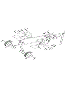 Wheel And Depth Stake Assembly parts for Craftsman Front-Tine Tiller 917298333 from AppliancePartsPros.com