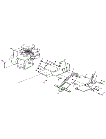 Transmission parts for Craftsman Front-Tine Tiller 917298333 from AppliancePartsPros.com