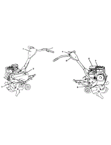 Decals parts for Craftsman Front-Tine Tiller 917298333 from AppliancePartsPros.com