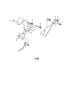 Handle parts for Craftsman Front-Tine Tiller 917298350 from AppliancePartsPros.com
