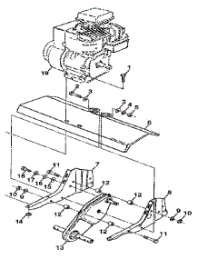 Transmission parts for Craftsman Front-Tine Tiller 917298352 from AppliancePartsPros.com