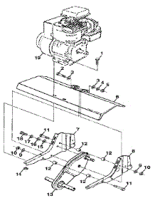 Transmission parts for Craftsman Front-Tine Tiller 917298353 from AppliancePartsPros.com