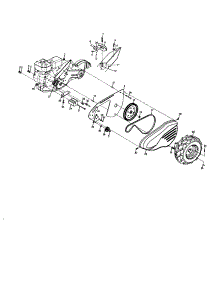 Mainframe, Left Side parts for Craftsman Rear-Tine Tiller 917298480 from AppliancePartsPros.com