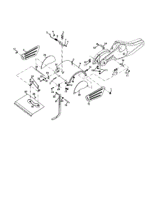 Tine Shield parts for Craftsman Rear-Tine Tiller 917298480 from AppliancePartsPros.com