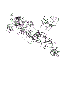 Mainframe, Left Side parts for Craftsman Rear-Tine Tiller 917298560 from AppliancePartsPros.com