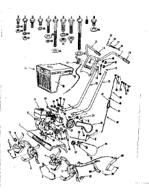 Sears Roto-Spader parts for Craftsman Front-Tine Tiller 917298570 from AppliancePartsPros.com