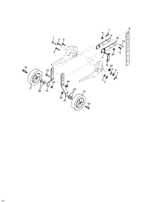 Wheel And Depth Stake parts for Craftsman Front-Tine Tiller 917299012 from AppliancePartsPros.com