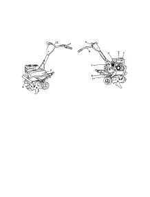 Decals parts for Craftsman Front-Tine Tiller 917299012 from AppliancePartsPros.com