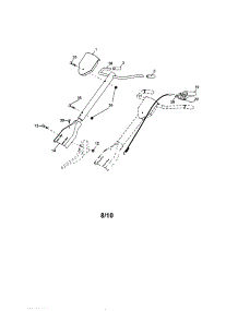 Handles parts for Craftsman Front-Tine Tiller 917299013 from AppliancePartsPros.com
