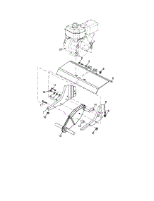 Transmission parts for Craftsman Front-Tine Tiller 917299013 from AppliancePartsPros.com