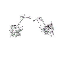 Decals parts for Craftsman Front-Tine Tiller 917299013 from AppliancePartsPros.com