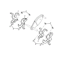 Tine parts for Craftsman Front-Tine Tiller 917299014 from AppliancePartsPros.com