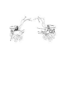 Decals parts for Craftsman Front-Tine Tiller 917299014 from AppliancePartsPros.com