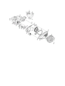 Mainframe, Left Side parts for Craftsman Rear-Tine Tiller 917299020 from AppliancePartsPros.com