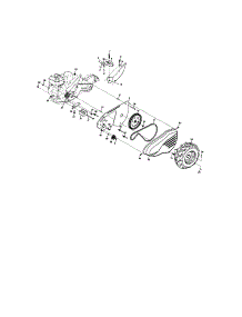 Mainframe, Left Side parts for Craftsman Rear-Tine Tiller 917299060 from AppliancePartsPros.com