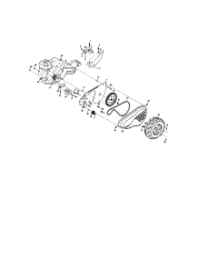 Mainframe, Left Side parts for Craftsman Rear-Tine Tiller 917299061 from AppliancePartsPros.com