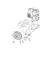 Mainframe, Right Side parts for Craftsman Rear-Tine Tiller 917299062 from AppliancePartsPros.com