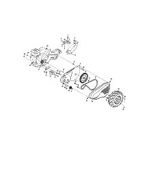 Mainframe, Left Side parts for Craftsman Rear-Tine Tiller 917299063 from AppliancePartsPros.com