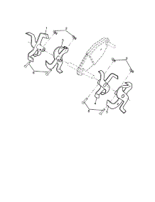 Tine parts for Craftsman Front-Tine Tiller 917299110 from AppliancePartsPros.com