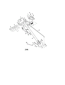 Handles parts for Craftsman Rear-Tine Tiller 917299120 from AppliancePartsPros.com