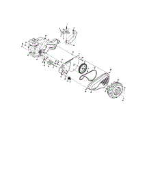 Mainframe, Left Side parts for Craftsman Rear-Tine Tiller 917299120 from AppliancePartsPros.com