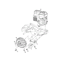 Mainframe, Right Side parts for Craftsman Rear-Tine Tiller 917299120 from AppliancePartsPros.com